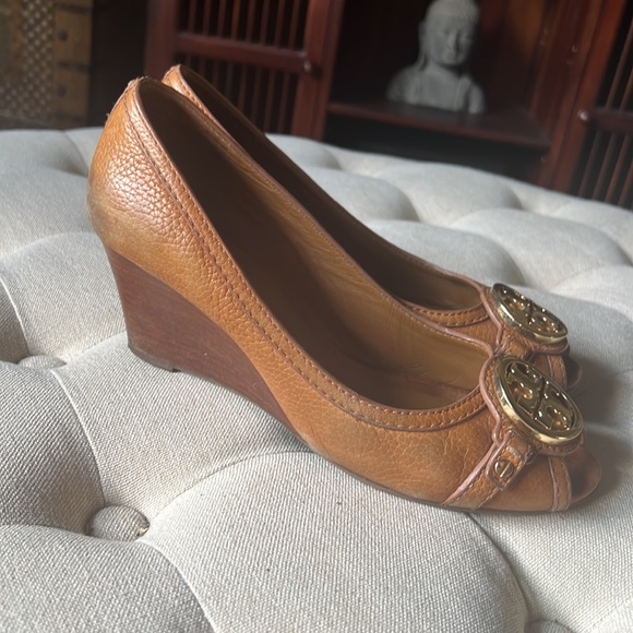 Tory Burch Peep toe Wedges - Picture 2 of 3